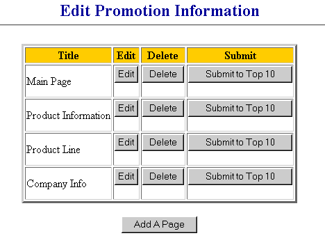 EZ-Submit Form Screen Capture
